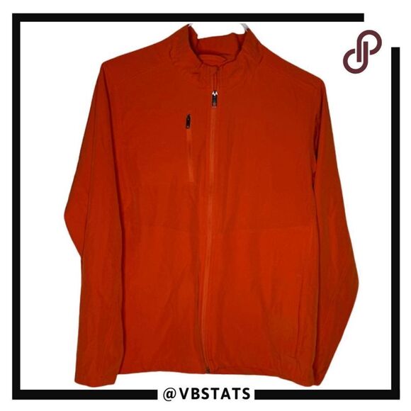 Graham Luxe Men's Kash Heather Jacket Orange Size Medium - Picture 2 of 8